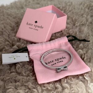 NWT Kate Spade Ready Set Bow Pave Bangle